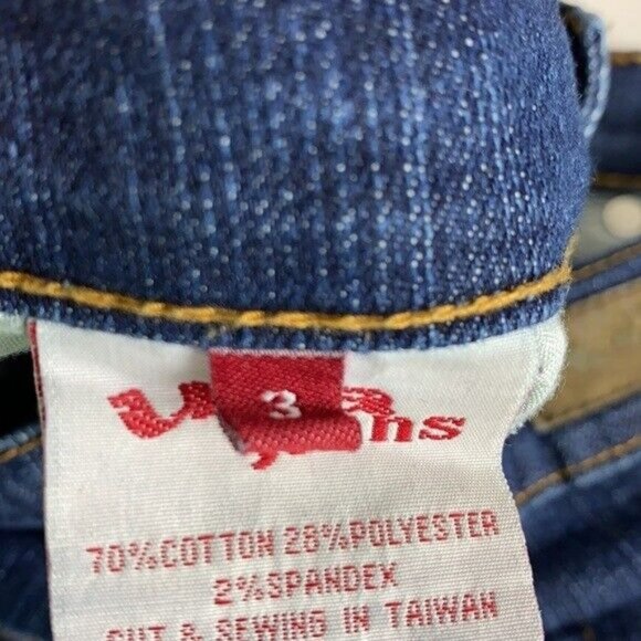 Uka Jeans Womens Straight Leg Jeans Size 3 Dark Rinse Denim - Picture 6 of 10